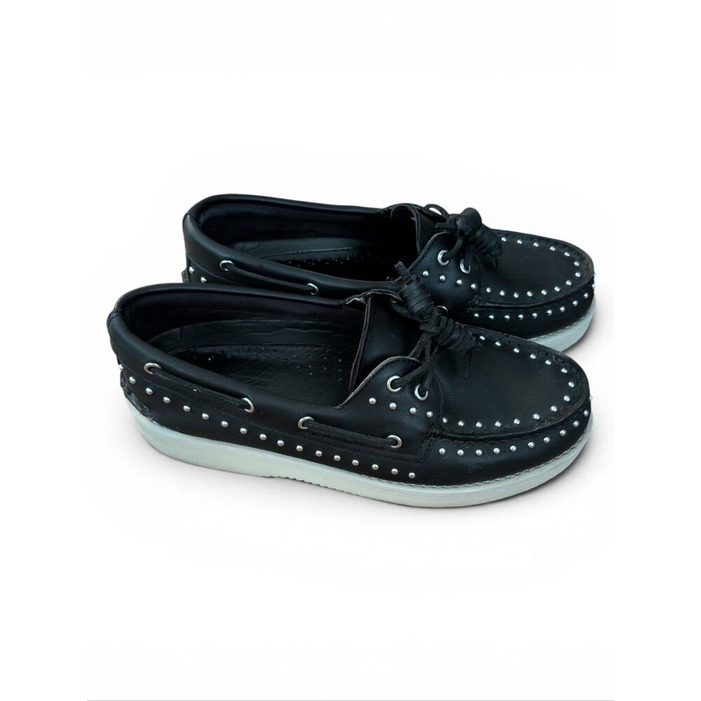 Sperry x Rebecca Minkoff Studded Boat Shoes Black
